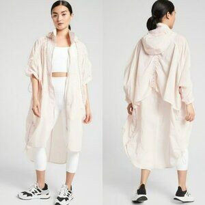 ATHLETA Canopy Parachute Jacket Long - Veil Gray